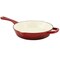 Crock-Pot Crock Pot Artisan 10 in. Round Enameled Cast Iron Skillet in Scarlet Red 111980.01 - alternate 5