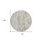Homeroots 8' Taupe Beige And Ivory Round Abstract Washable Indoor Outdoor Area Rug 577946 - alternate 4