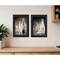 Homeroots Set Of Two Moody Gray Glassware Still Life 2 Black Framed Print Kitchen Wall Art, 2PK 406131 - alternate 3