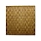 Homeroots 1 x 24 x 24 Gold Metallic Ridge - Wall Art Wood Wall Art 274793 - alternate 1