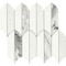 Daltile Eclessia Marble Natural Stone Feather Mosaic Polished, 10.10 SQFT Per Carton, 10PK DA65FEATHERMSPL - alternate 1