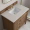 James Martin Vanities Brittany 36" Single Vanity, Pecan w/ 3 CM Siberian Silestone Top 655-V36-PCN-3SFR - alternate 6