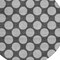 Homeroots 8' Charcoal And Ivory Round Polka Dot Washable Indoor Outdoor Area Rug 614889 - alternate 6