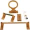 Home Impressions Sierra Medium Oak Bath Hardware Set CM021001Q - alternate 3