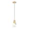 Z-Lite Aimie 1-Light Pendant, 6 in W, Modern Gold 828P6-MGLD - alternate 1