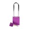 Brady Standard Key Retaining Lockout Aluminum Padlock 3 in Steel Shackle KD Purple SDAL-PRP-76ST-KD - alternate 1
