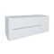 Homeroots 48" White Wood Floating Bathroom Vanity With White Sink And Two Drawers 624126 - alternate 1