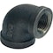 Southland 1 In. x 3/4 In. 90 Deg. Reducing Malleable Black Iron Elbow 1/4 Bend 520-154HN - alternate 3