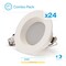 Infibrite 4 In. Retrofit 2700K Soft White LED Recessed Light 9W 750LM, Dimmable, Wet Rated, 24PK IB-005-2-9W-WH-24PK - alternate 1