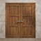 Sartodoors Interior Solid French Double Doors 56 x 80 inches, Ego 5010 Cognac Oak Veneer, Wood Interior Solid EGO5010DD-DKO-56 - alternate 4