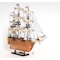 Homeroots 18" Wood Brown HMS Victory Hand Painted Decorative Boat 401964 - alternate 1