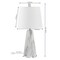 Jonathan Y Owen 20.5" Contemporary Resin LED Table Lamp, White Marble Finish, 2PK JYL1037A-SET2 - alternate 7