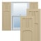 Ekena Millwork True Fit PVC San Miguel Mission Style Fixed Mount Shutters, Natural Twine, 18W x 73H, PR TFP001SM18X073NT - alternate 1