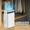 Edendirect 60 pt. 4500 sq. ft. Portable Dehumidifier with Bucket in. White, with Drainage Hose, Child lock ZR-FDD25-5293 - alternate 8