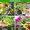 Ipower 6.5 Inch Gardening Hand Pruner Pruning Shears Trimming Scissors, Yellow, 4PK GLPRNR6X4 - alternate 4
