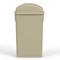 Regal Altair 23 Gallon Slim Rectangular Beige Plastic Trash Can with Dome Swing Lid, Vent Channel Design ZR-TC-300-BG+LD-310-KIT - alternate 6