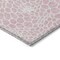 Homeroots 3' X 5' Pink And Ivory Geometric Washable Indoor Outdoor Area Rug 595103 - alternate 6