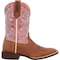 Durango Women's Western Boot, 9 M, 10 in H, Rusty Brown and Dusty Rose DRD0484 - alternate 6