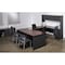 Hirsh Desk Pedestal, 30 in D X 29 1/2 in H, 66 in W X Steel, Charcoal/Mahogany 20544 - alternate 5