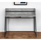 Homeroots 47" Gray and Black Wood and Metal Sled Computer Desk 489852 - alternate 6
