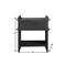 Homeroots 26" Dark Gray One Drawer Nightstand 488762 - alternate 4