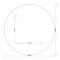 Sign Solutions Usa DG3 Dbl .080 48'' Circle Sheeted Blank, WHITE US08DWT48CIRDBLBLANK - alternate 2