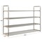 Home-Complete Free Standing Shoe Racks Set of Two 4-Tier Shoe Organizer Shelves with Space for 48 Pairs Total SH-BUND224 - alternate 4