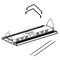 Energetic Lighting 42500 Lumen 85 Degree White Integrated LED Floodlight Linear Highbay Fixture with Angle Adjustable HBDNP435E850D - alternate 3