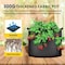 Ipower Simple Deluxe Grow Bags 10 Gallon Planter Pots with Handles, Black with 12 labels, 12PK GLGROWBAG10X6BLKX2 - alternate 4