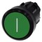 Siemens Pushbutton, 22 mm, round, plastic, green, inscription: I 3SU1000-0AB40-0AC0-ZY19 - alternate 1