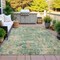 Homeroots 10' X 14' Artichoke Green And Teal Blue Abstract Washable Indoor Outdoor Area Rug 630524 - alternate 6