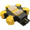 Powerzone Outdoor Power Hub, 3.4 A, 125 V, 2 -USB Port, Black/Yellow ORPBPHU345 - alternate 1