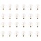 Bulbrite Incandescent Dimmable 40W Globe G25 Light Bulbs, Medium E26 Screw Base, 2700K, 24PK 861047 - alternate 1