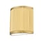 Z-Lite Stari 1 Light Wall Sconce, Modern Gold/Frosted, 8 In W 1013S-MGLD-LED - alternate 1