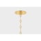 Hudson Valley Lighting Highclere 12.75 in. Pendant in Aged Brass/Off-White by Mark D. Sikes MDS2404-AGB/OW - alternate 7