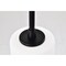 Nuvo Liam, 1 Light Mini Pendant, Matte Black, White Opal Glass 60/8215 - alternate 6