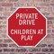 Signmission Private Drive Children at Play, 6 inch X 6 inch, Plastic Sign, 2PK OC-P-2PACK-6-35 - alternate 7