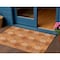 Homeroots 3' X 5' Orange Ivory And Gray Floral Medallion Washable Indoor Outdoor Area Rug 614617 - alternate 1