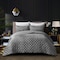 Homeroots Gray Twin Polyester 220 Thread Count Washable Down Comforter Set 528881 - alternate 6
