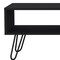 Homeroots 41" Black and Oak Wood and Metal Coffee Table With Drawer And Shelf 546434 - alternate 7