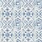 Brewster Sonoma Navy Spanish Tile Wallpaper 2904-12332 - alternate 1