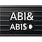 Quartet Letter Board Characters, 1 In, PK128 M1 - alternate 1