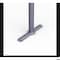 Correll Rectangle Cafe Table W/ T-Base, 48 in W, 30 in L, 29 in H, Particleboard Top, Gray Granite STT3048-15-98-13 - alternate 7