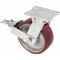 Zoro Select PlateCaster, Swivel, Polyurethane, 10 1/8"H P27S-URA080K-16-WK-DL - alternate 3