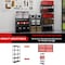 Shuntong Metal Shelving 5-Tier 34 in.W x 14 in.D x 72 in.H, Concealed Post, Laminated Boards - Black Wrinkle Textured Finish SH-ZCP-341472-5B-WB - alternate 6