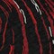 Homeroots 3' X 5' Black Red And Gray Abstract Washable Indoor Outdoor Area Rug 600210 - alternate 6