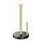 Gatco Kitchen Paper Towel Holder Stand, Matte Black/Brushed Brass 1447MXB - alternate 1