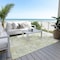 Homeroots 9' X 12' Artichoke Green Lavender And Beige Floral Washable Indoor Outdoor Area Rug 611184 - alternate 4