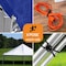 Xpose Safety Bungee Ball Cords 6 100-PK Heavy Duty Assorted Colors Stretch Rope with Ball Ties, 100PK BB-6M-100-X - alternate 4
