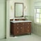 James Martin Vanities Lorelai 48'' S Vanity, Mid-Century Walnut w/ Jasmine Pearl Silestone Top w/ Wireless Charger 424-V48-WLT-FEJP - alternate 5